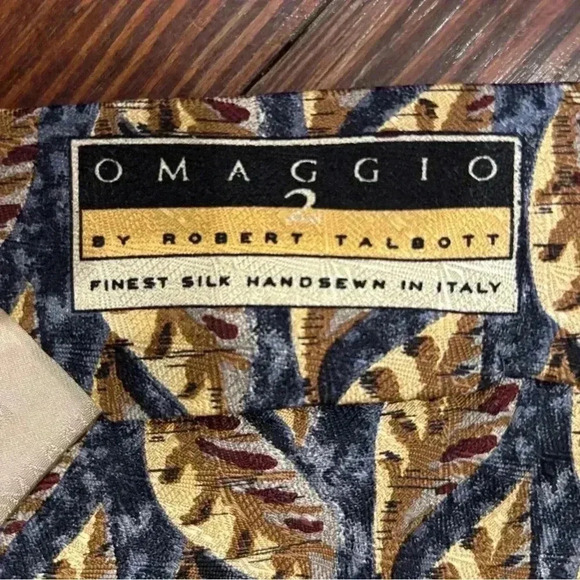 Imaggio 2 By Robert Talbott Finest Silk Handsewn In Italy Mens  Blue Neck Tie - Picture 4 of 6